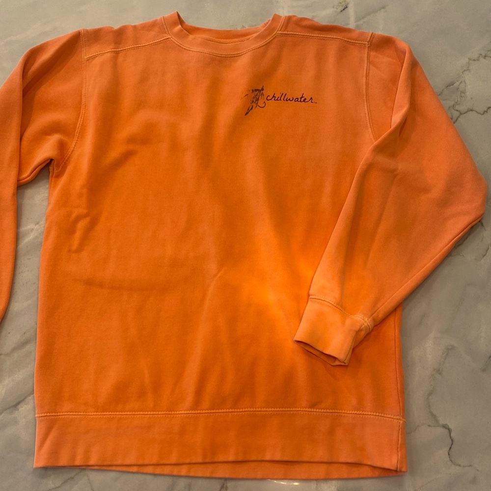 Unisex orange sweatshirt